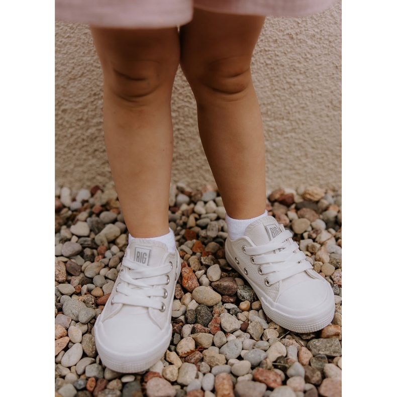 Sneakers da Bambino in Ecopelle Big Star JJ374310 Bianche bianco 1