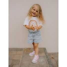 Sneakers alte da bambino Rosa Mona 1