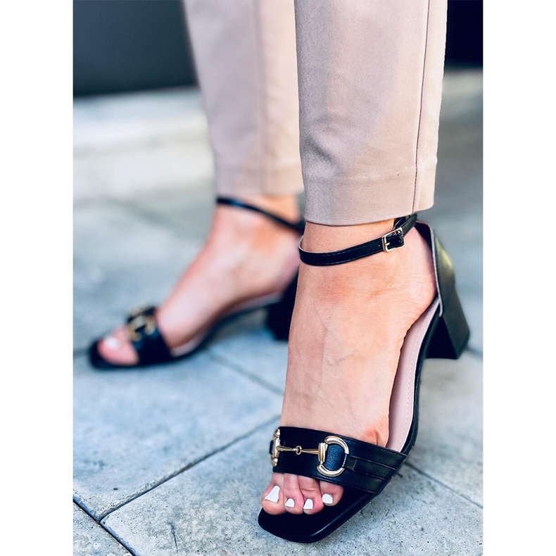 Sandali con tacco alto Ksenia neri nero 1