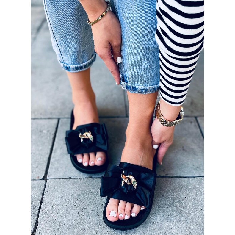 Ciabatte da donna Camelia nere nero 1