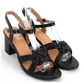 Sandali con tacco Jessa neri nero 1