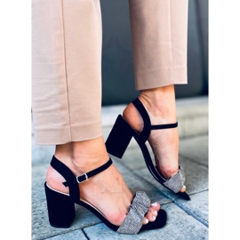 Sandali con tacco alto Dash Black nero 2