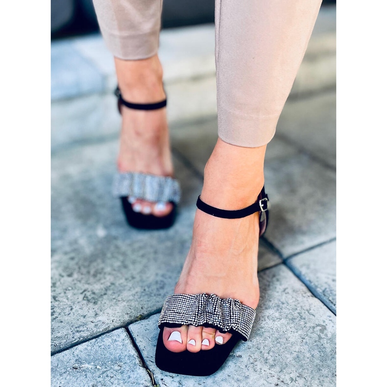 Sandali con tacco alto Dash Black nero 1