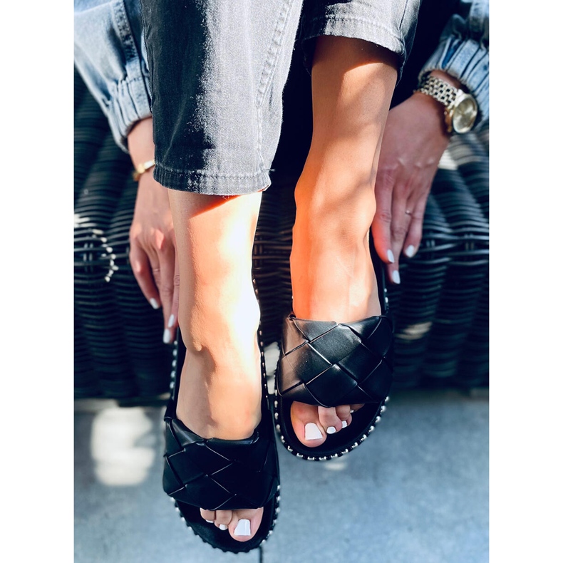 Ciabatte da donna Sunny Black nero 2