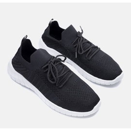 Sneakers sportive Houz da uomo nere nero 1