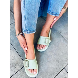 Ciabatte da donna Alana Verde 2