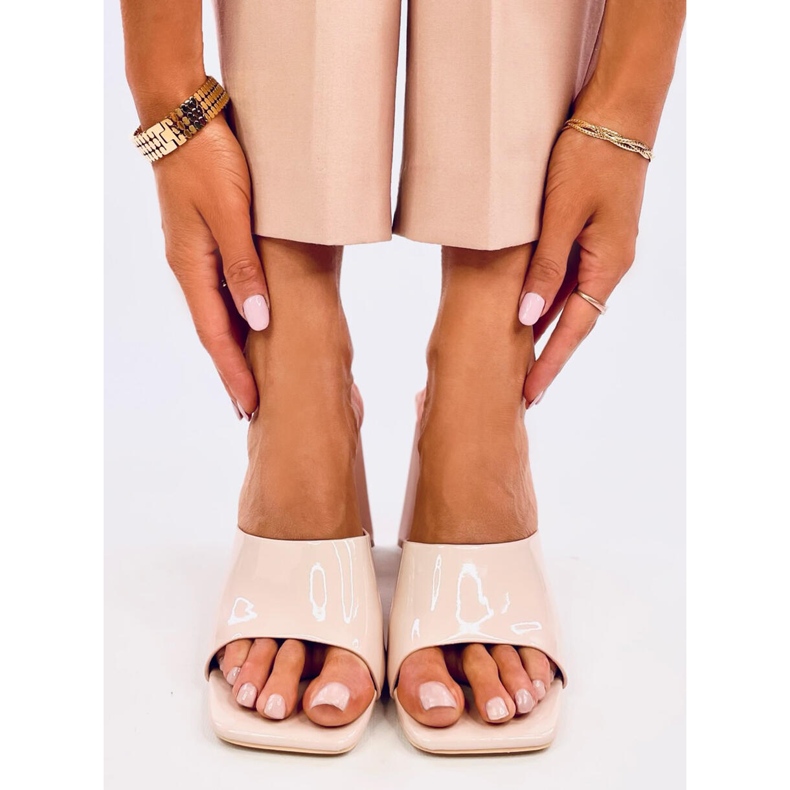 Sandali con tacco alto Meryl Nude beige 1