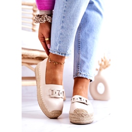 FB2 Espadrillas classiche su piattaforma Julianne beige 2
