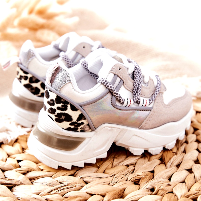 FR1 Scarpe Sportive Bambini Sneakers Bianco Rommie multicolore 3