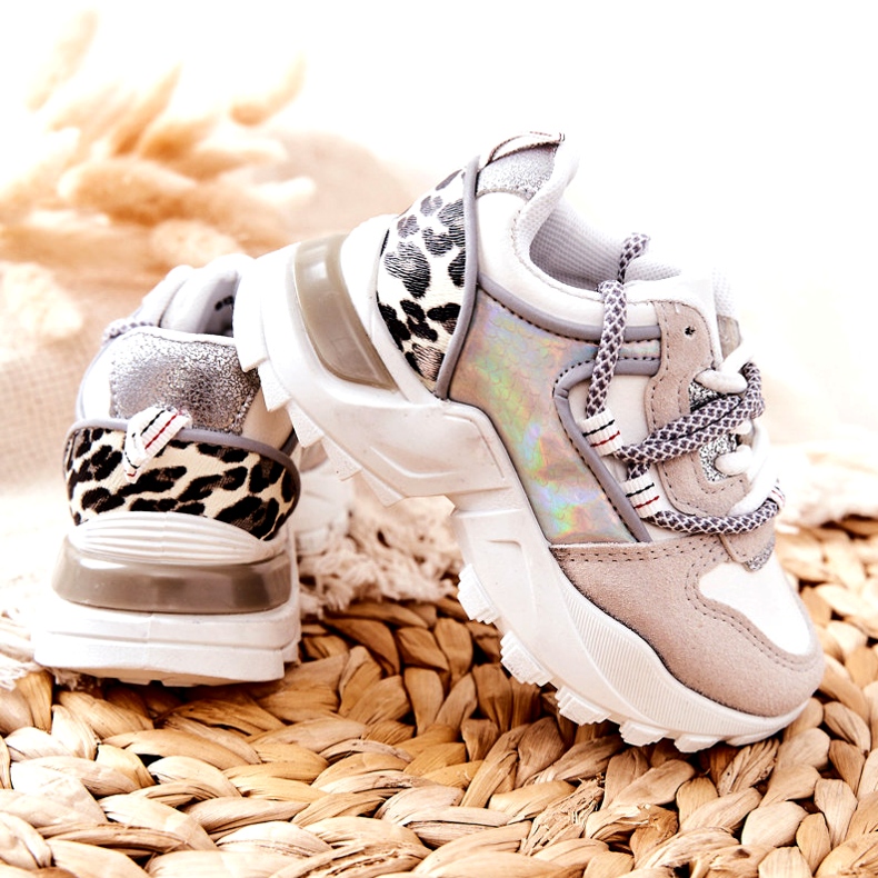 FR1 Scarpe Sportive Bambini Sneakers Bianco Rommie multicolore 4