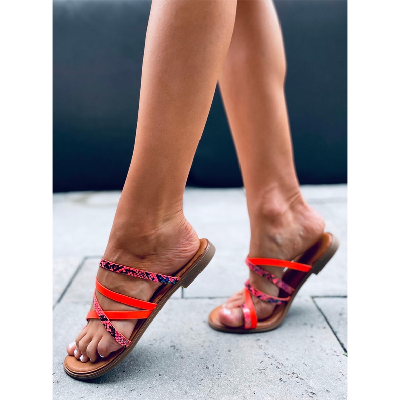 Ciabatte da donna Nigella Orange arancia 2