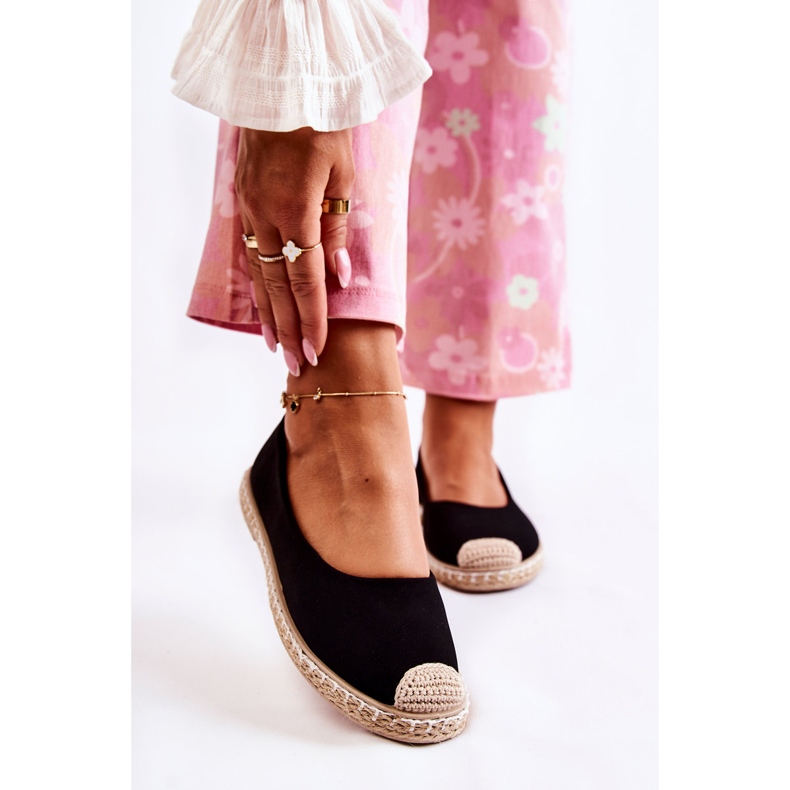 Espadrillas da Donna Classiche Scamosciate Nero Calabria 1