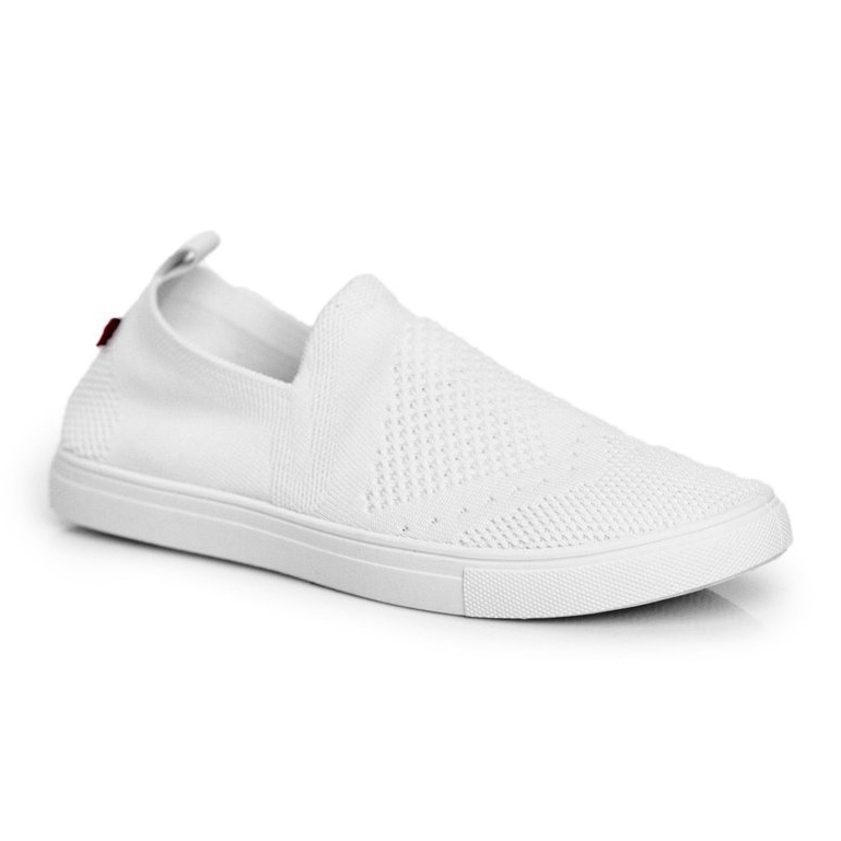 Sneakers da donna bianche Sneakers slip-on Big Star FF274A608 bianco 1