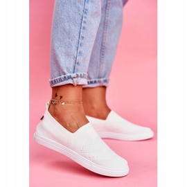 Sneakers da donna bianche Sneakers slip-on Big Star FF274A608 bianca 2