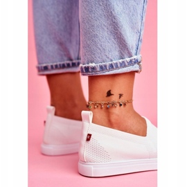 Sneakers da donna bianche Sneakers slip-on Big Star FF274A608 bianco 3