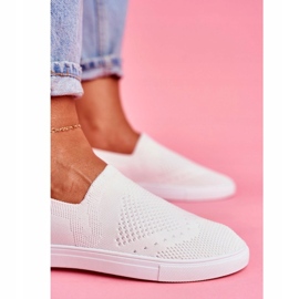 Sneakers da donna bianche Sneakers slip-on Big Star FF274A608 bianca 4