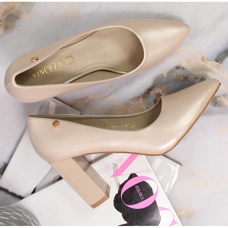 Décolleté sul pilastro beige perla Vinceza 2