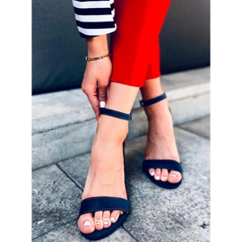 Sandali con tacco alto di Ariel Navy blu 1