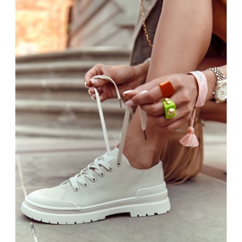 PS1 Sneakers da Donna in Tessuto Beige Chiaro Parossa 1