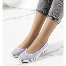 Sneakers con zeppa Loane grigie grigio 1