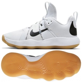 Scarpe da pallavolo Nike React HyperSet CI2955100-S bianco bianco 1