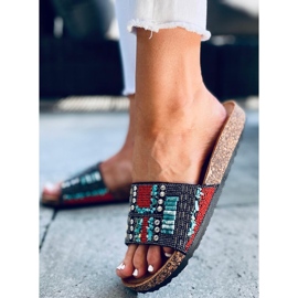 Pantofole Taida in sughero nero 1