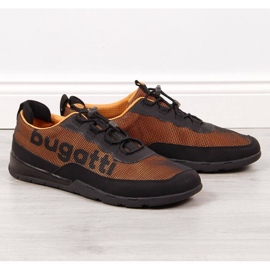Scarpe sportive nere e arancioni Bugatti M JJ153032 nero arancia multicolore 1