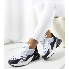Sneakers sportive bianche Sint bianco nero 1