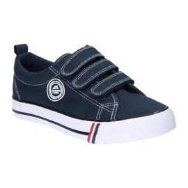 Sneakers American Club LH59 / 22 blu navy con velcro 1