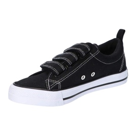 American Club Sneakers nere americane LH60 / 22 in velcro nero 3