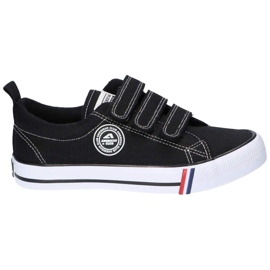 American Club Sneakers nere americane LH60 / 22 in velcro nero 5