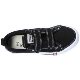 American Club Sneakers nere americane LH60 / 22 in velcro nero 4