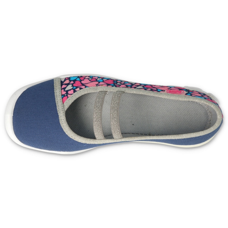 Scarpe per bambini Befado 116Y303 blu navy rosa 3