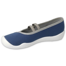 Scarpe per bambini Befado 116Y303 blu navy rosa 1