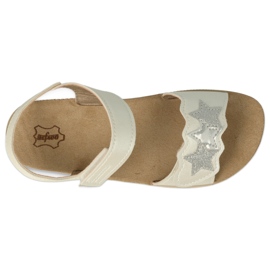 Befado Sandals Girls 068y003 bianco e argento bianca 2