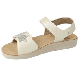 Befado Sandals Girls 068y003 bianco e argento 1