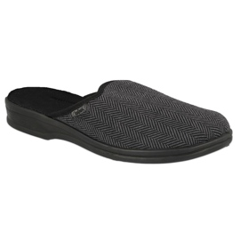 Befado scarpe da uomo pu 089M416 nero grigio 1