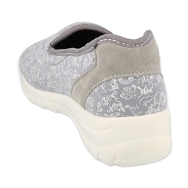 Dr.ORTO Befado sportivo da donna 517D021 grigio con fantasie bianche 1