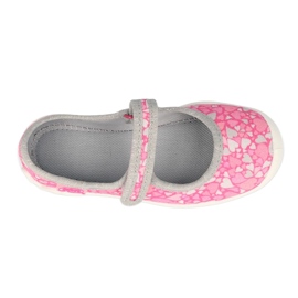 Scarpe per bambini Befado 114Y476 rosa grigio 1