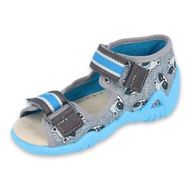 Scarpe da bambino Befado gialle 350P022 blu 1