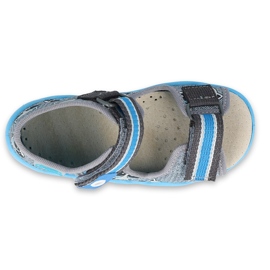 Scarpe da bambino Befado gialle 350P022 blu 3