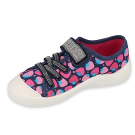 Scarpe per bambini Befado 251X191 blu navy rosa 1