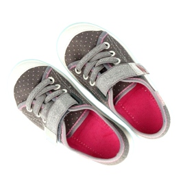 Scarpe per bambini Befado 251X107 rosa grigio 2