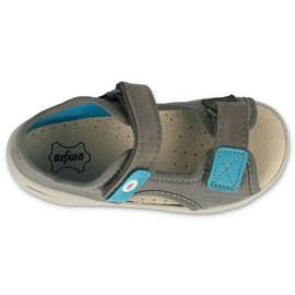 Befado scarpe per bambini pu 065P166 blu grigio 3