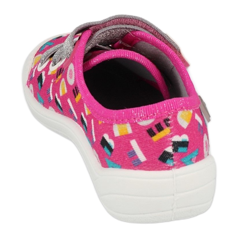 Scarpe per bambini Befado 251Y181 rosa d'argento multicolore 1