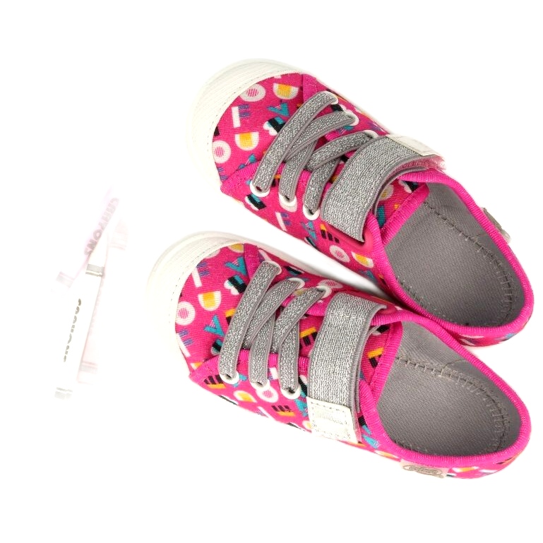 Scarpe per bambini Befado 251Y181 rosa d'argento multicolore 2