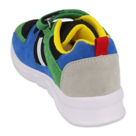 Scarpe per bambini Befado 516Y133 nero blu verde 2