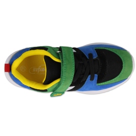 Scarpe per bambini Befado 516Y133 nero blu verde 3