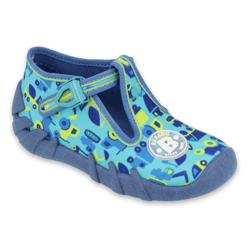 Scarpe per bambini Befado 110P409 blu verde 4