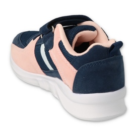 Scarpe per bambini Befado 516Y128 blu navy rosa 3